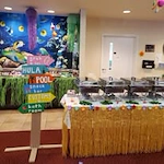 beach themed party at Magnolia Heights Gracious Retirement Living Hawthorn Senior Independent Living in Franklin, Massachusetts