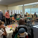 Heatherwood Senior Living residents enjoy a fun casino themed game night