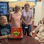 Scholl Canyon Estates Gracious Retirement Living Hawthorn Senior Independent Living in Glendale, California residents playing Apples to Apples