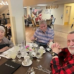 Residents of The Fairmont enjoying the Chef's Showcase event