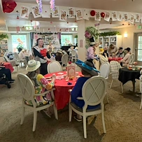 Chateau Valley Center in Renton, WA, special Alice in Wonderland themed tea party