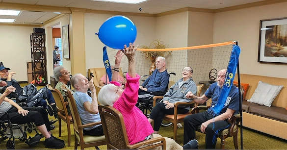 Pomeroy Living Sterling Senior Living residents having fun and staying active