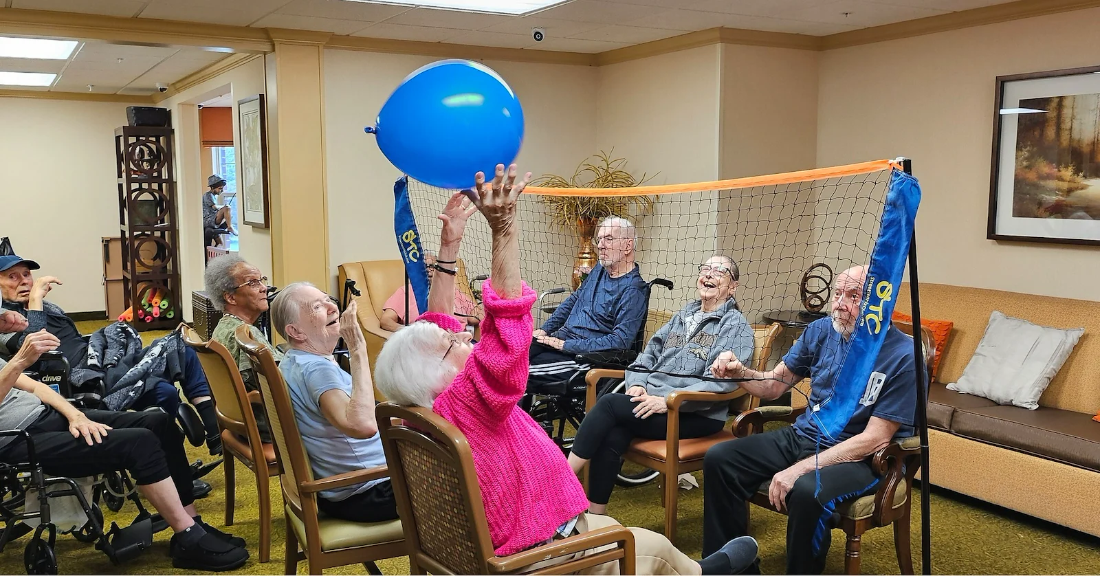 Pomeroy Living Sterling Senior Living residents having fun and staying active