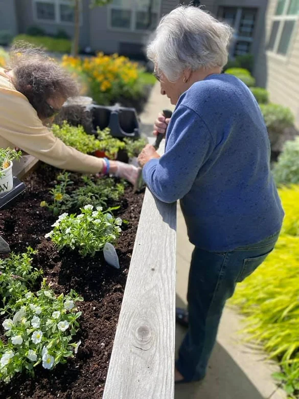 Beachwood Commons by New Perspective in Beachwood, OH, residents gardening