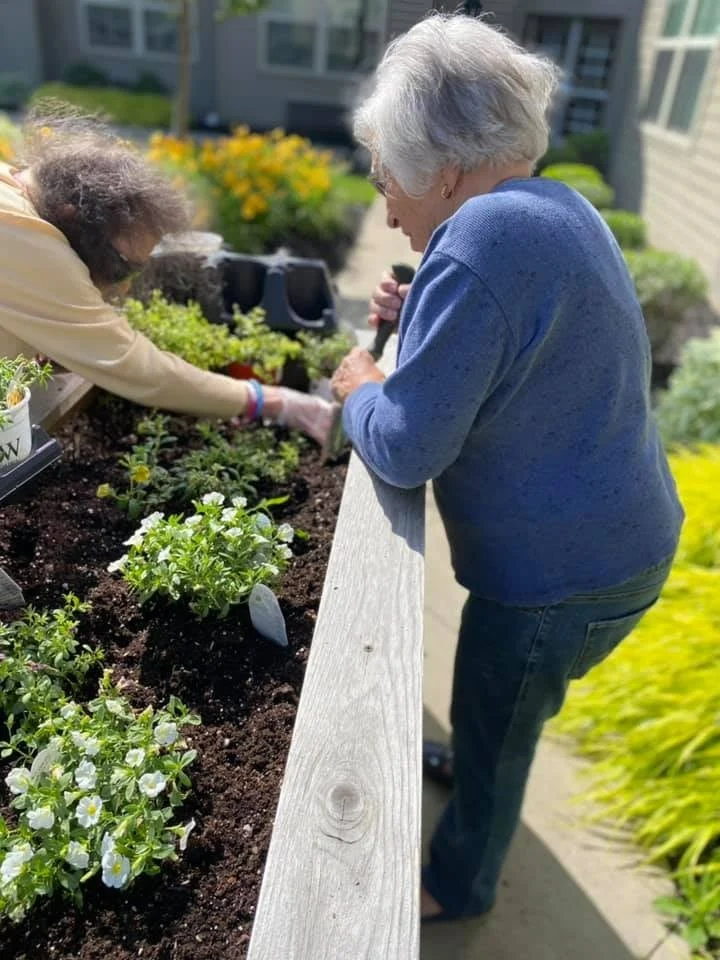 Beachwood Commons by New Perspective in Beachwood, OH, residents gardening