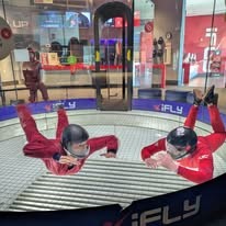 Williams Place Gracious Retirement Living Hawthorn Senior Independent Living in Davidson, North Carolina residents indoor skydiving