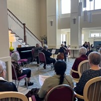The Waters of Highland Park hosting a string quartet recital for their residents