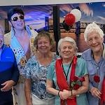 Residents at The Blake at St. Johns enjoyed classic hits at Elvis's performance