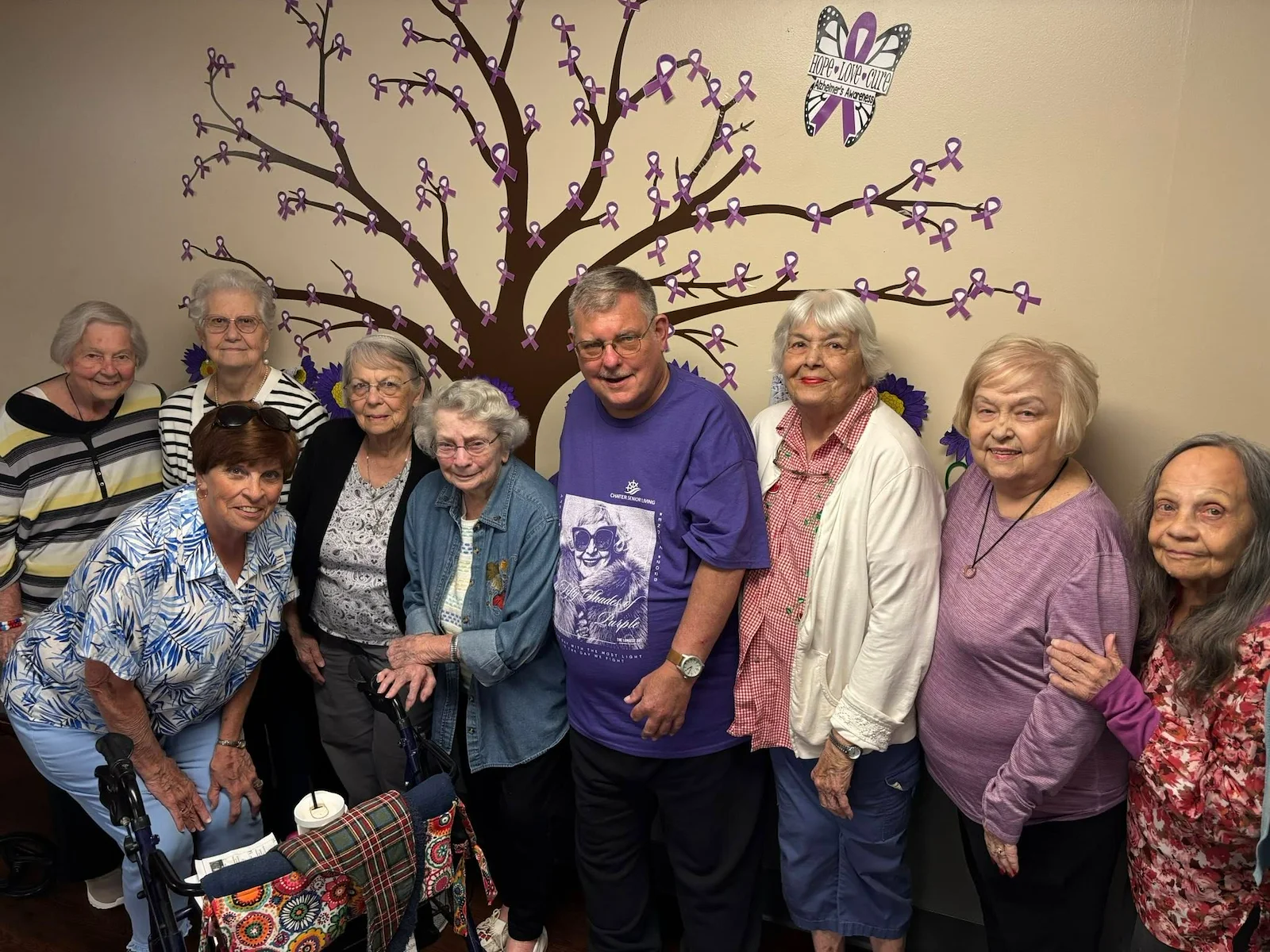 Charter Senior Living of Bowling Green residents smiling