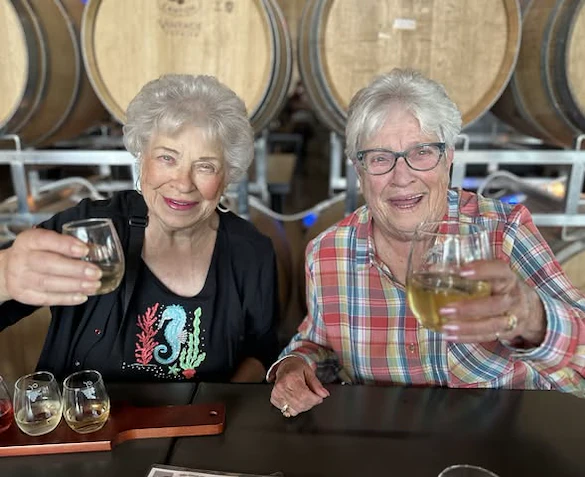 "Visiting" France as a part of Verena at Hilliard "Touring the World" event