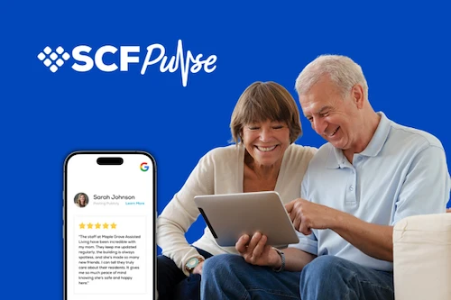 SCF Pulse | reputation management | senior care finder | dashboard screenshot
