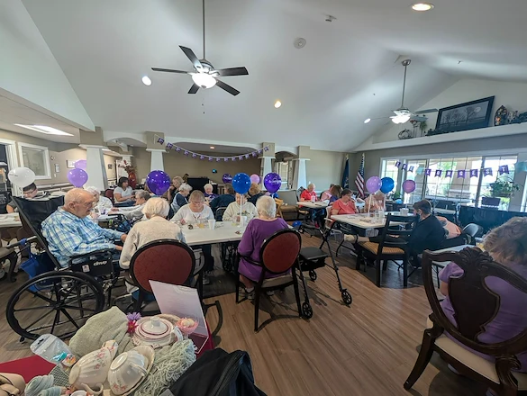 Charter Senior Living of Bay City fun event for residents