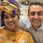 Our Alternate Administrator Arya with his lovely Client.