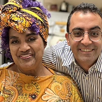 Our Alternate Administrator Arya with his lovely Client.