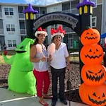 Osprey Heights Gracious Retirement Living Hawthorn Senior Independent Living in Valrico, Florida residents celebrating Halloween