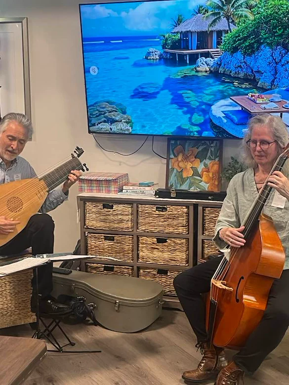 Charter Senior Living of Annapolis entertainment provided to residents