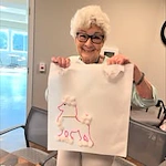 Avamere at Sherwood Assisted Senior Living in Oregon resident showing craft