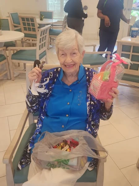 The Blake at Biloxi resident celebrating Easter with goodies