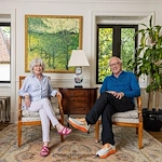 The Mansion at Rosemont Senior Living in Rosemont, PA, residents enjoying each other's company