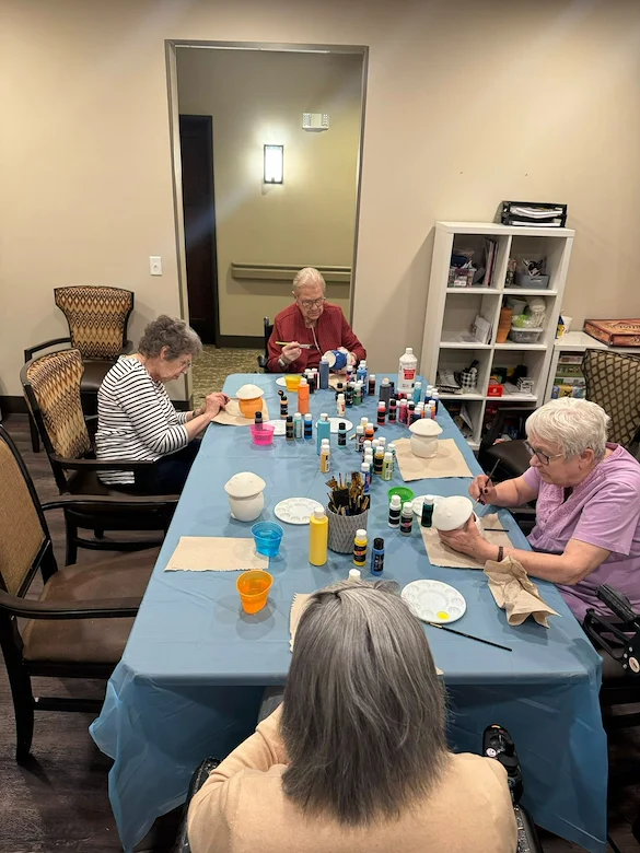 The Legacy of DeForest, WI, resident activity - painting