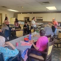 residents at Grande Ronde Retirement Residence Senior Living in La Grande, Oregon