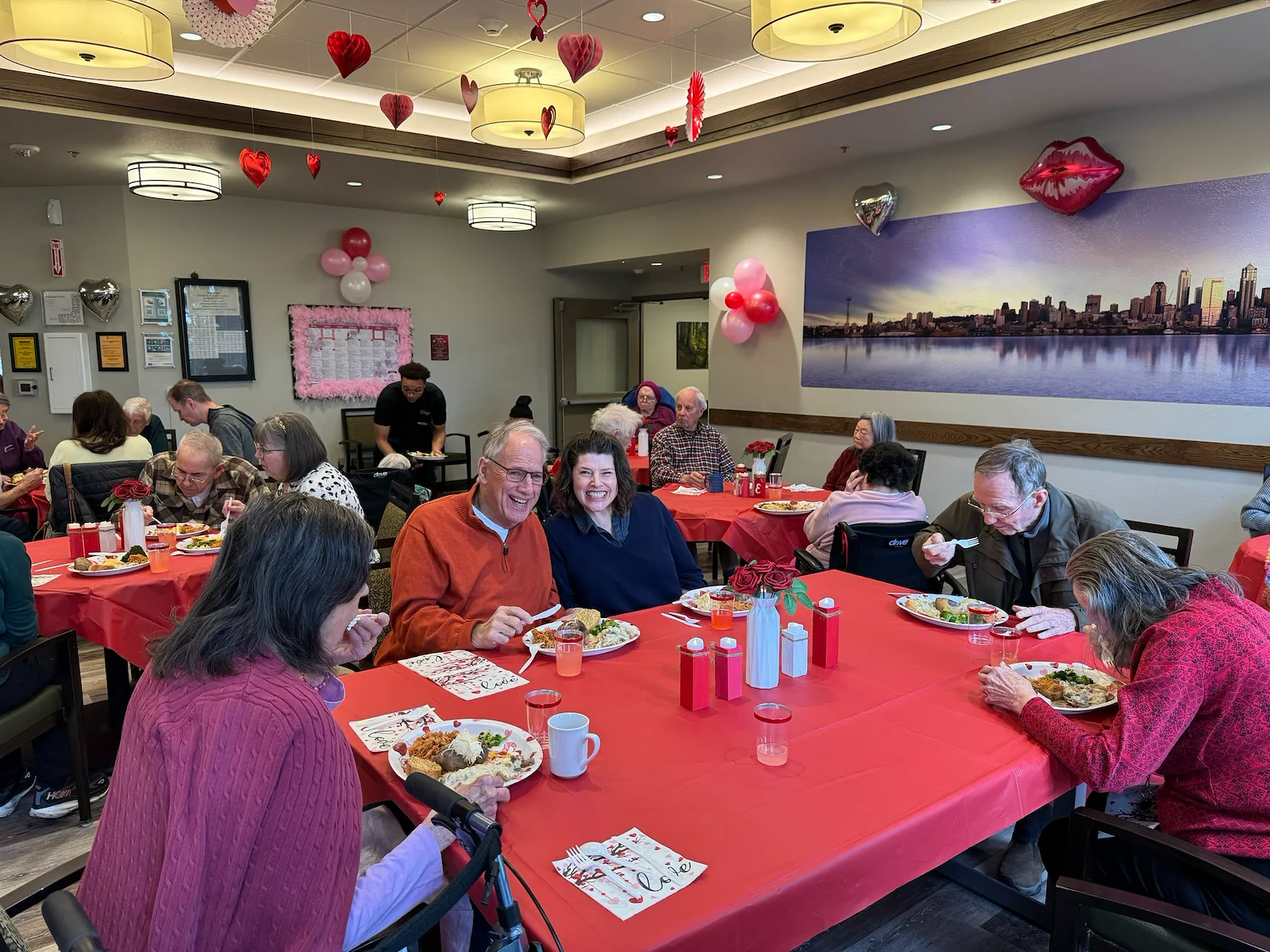 Fieldstone Memory Care of Bainbridge Valentine's Day Celebration
