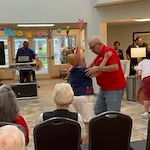alishan Gracious Retirement Living Hawthorn Senior Independent Living in Spring Hill, Florida residents dancing