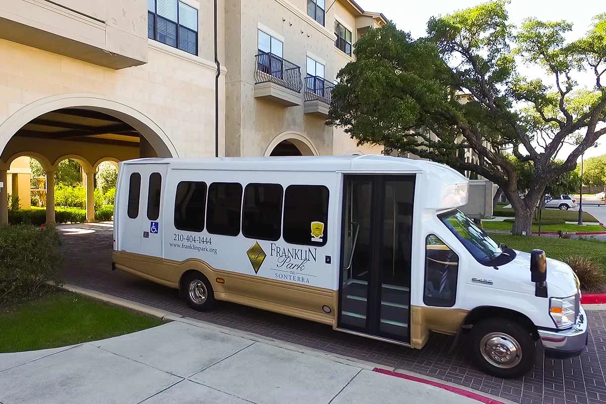 Franklin Park at Sonterra transportation bus