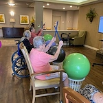 Pomeroy Living Rochester residents having fun staying active
