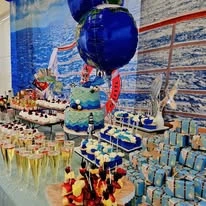 party food at Ashwood Meadows Independent Living Hawthorn Senior Living in Johns Creek, Georgia