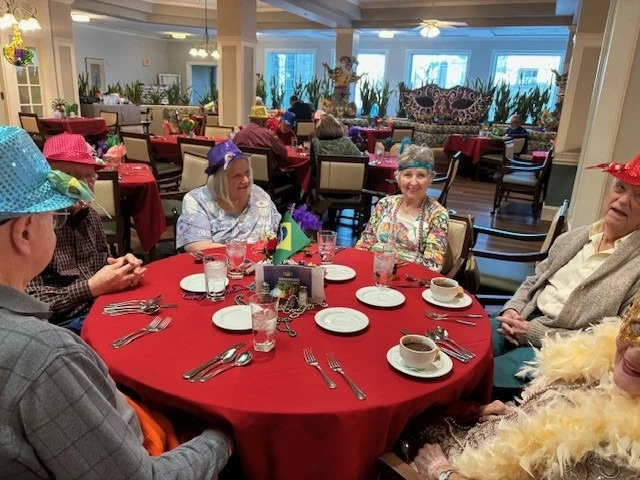 Covenant Living at Inverness in Tulsa, OK, celebration with good company