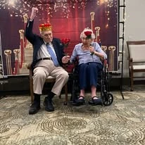 Carolina Estates Gracious Retirement Living Hawthorn Senior Independent Living in Greensboro, North Carolina resident couple