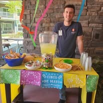 Northridge Gracious Retirement Living Hawthorn Senior Independent Living in Fishers, Indiana Cinco De Mayo celebration snack table