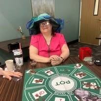 Albany Senior Living by Cogir, assisted living and respite care community in Albany, OR, residents playing an engaging game