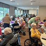 Charter Senior Living of Danvers residents enjoy an event and time together