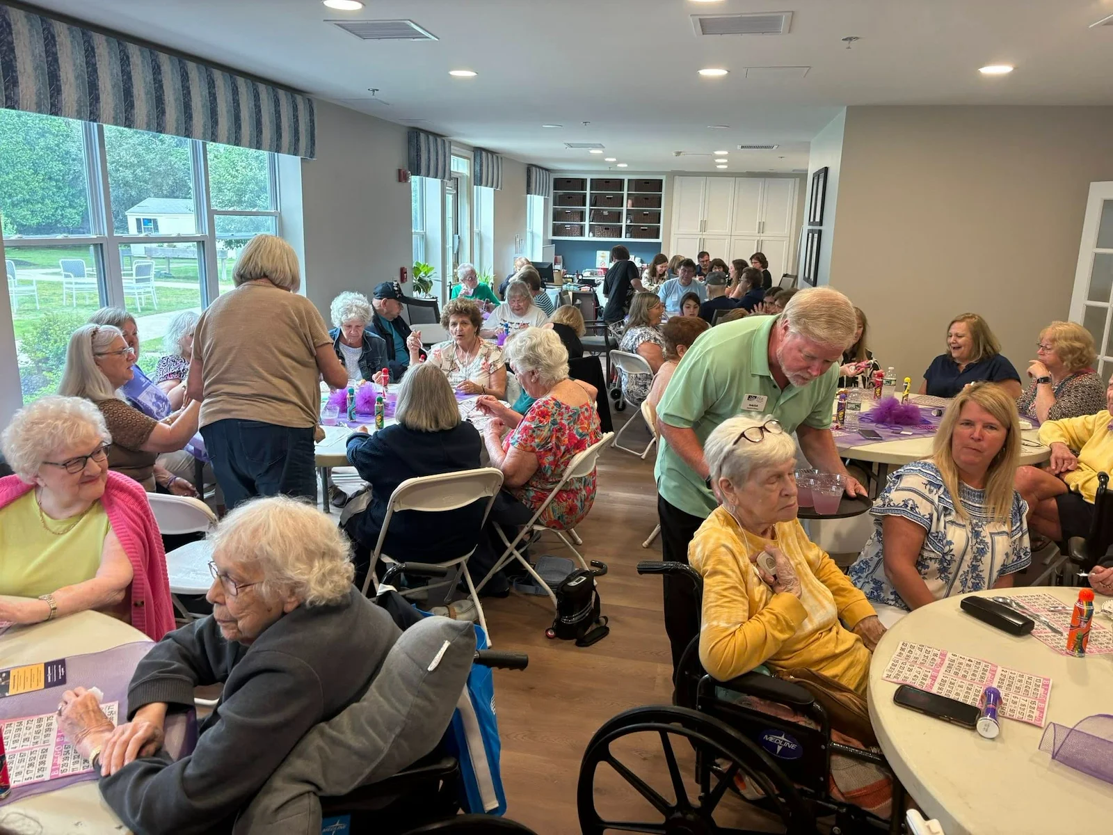 Charter Senior Living of Danvers residents enjoy an event and time together