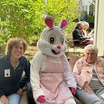 The Blake at Charlottesville residents celebrating Easter