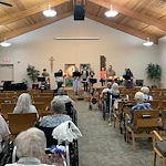 Schowalter Villa residents enjoying music