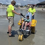 floating in the ocean