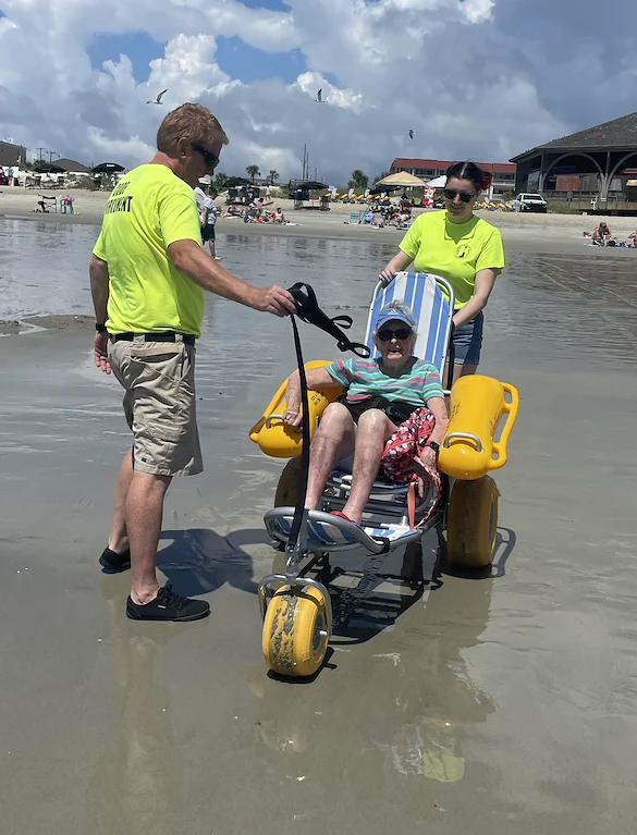 floating in the ocean