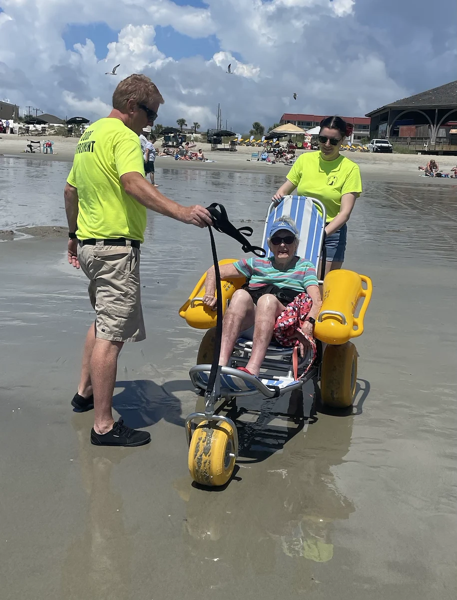 floating in the ocean