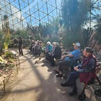 Ascension Living Alexian Village of Milwaukee Senior Living in Wisconsin residents attending an outting to a garden