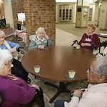 Avina of Milwaukee Senior Living assisted living and independent living in Milwaukee, WI, residents socializing