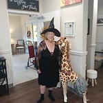 The Savoy Gracious Retirement Living Hawthorn Senior Independent Living in Winter Springs, Florida residents dressed up for Halloween