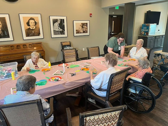 Park Vista Retirement Living - Camanche, IA, resident activity - craft
