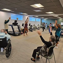 Astral at Franklin residents enjoy staying active