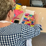 Covenant Living at The Holmstad in Batavia, IL, resident activity - craft