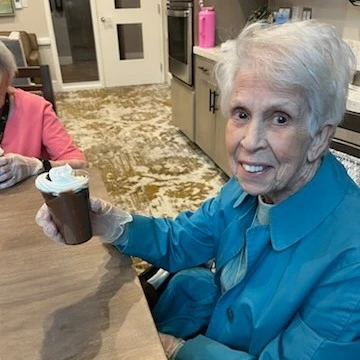 The Barclay at Tuckahoe residents made delicious pudding cups
