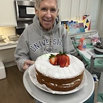 The Blake at Biloxi resident baked a traditional Victoria sponge cake