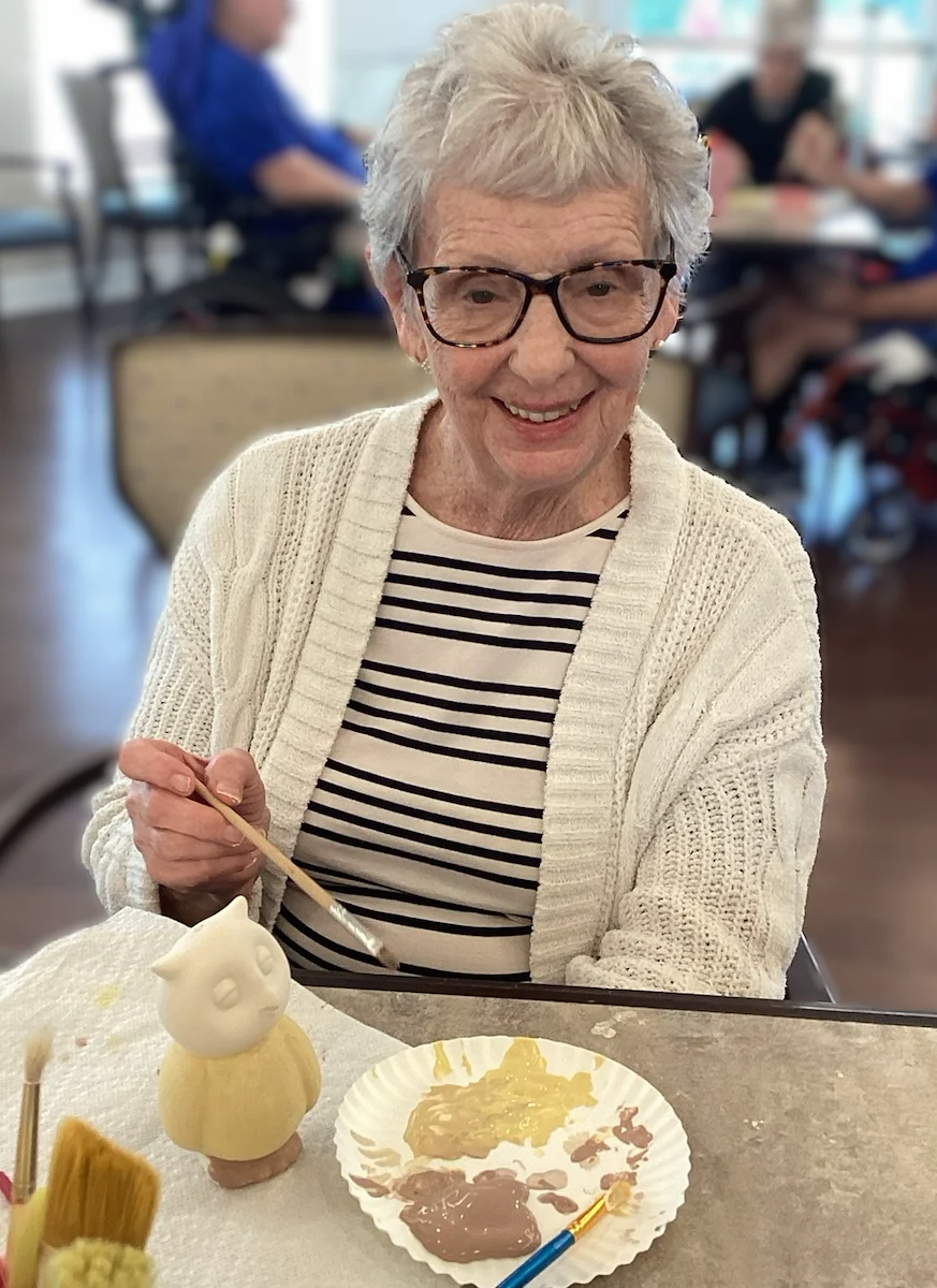 The Seasons@Alexandria (Assisted Living) painting activity